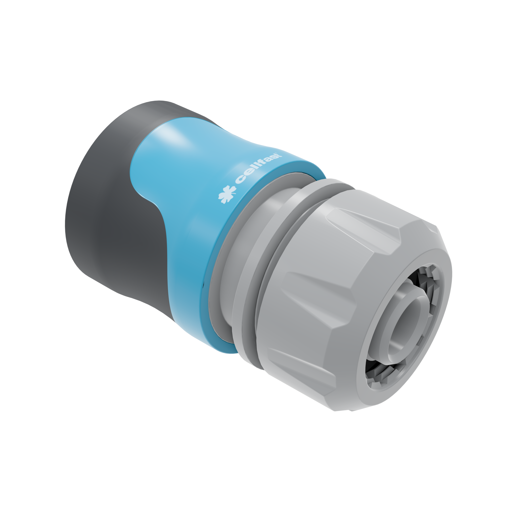 Schnellverbindungsstück - Durchlauf SAFETOUCH CELLPRO™ 1/2" - 5/8"