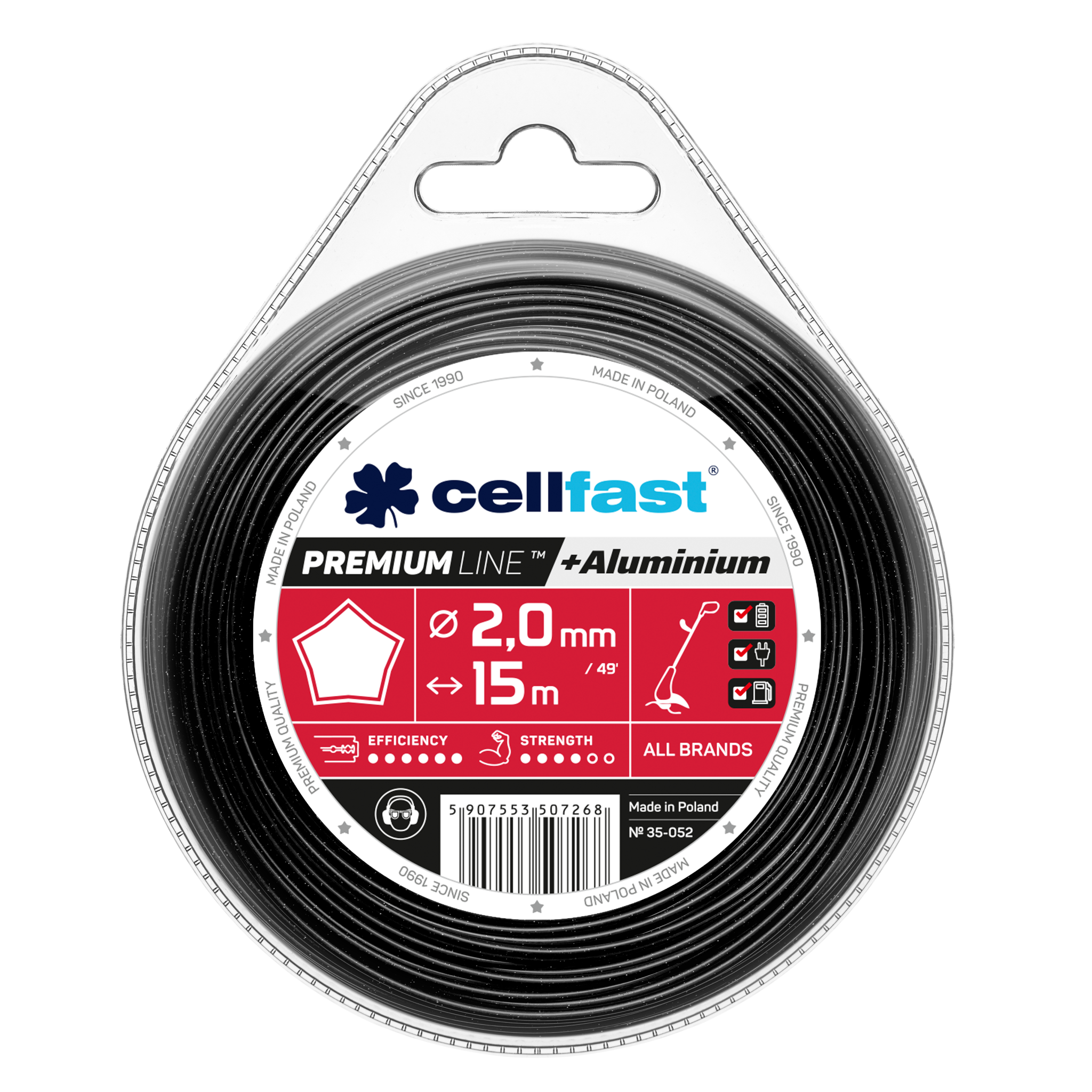Fir motocoasă PREMIUM – stea 2,0 mm 15 m